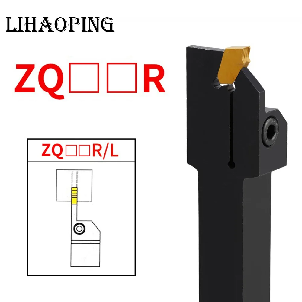 External Grooving Tools Holder ZQ1616R ZQ2020R ZQ2525R ZQ3232R ZQ1616L ZQ2020L ZQ2525L ZQ3232L 2 3 4 5 6 Suitable Insert ZQMX