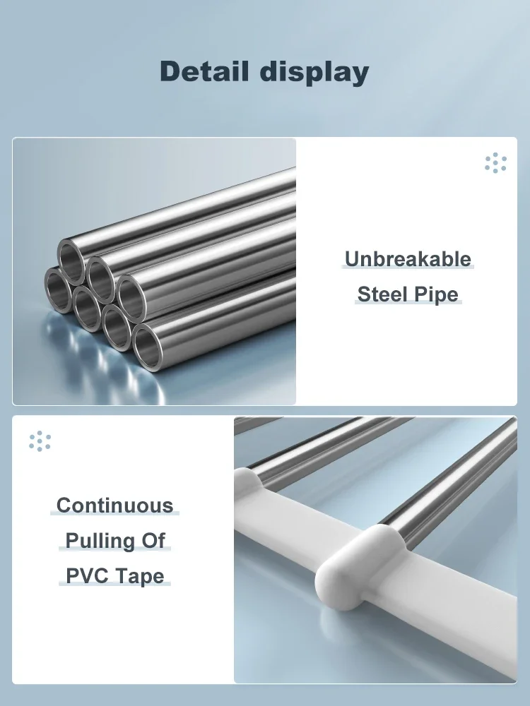 Cintre pliable en acier inoxydable, armoire de rangement T1