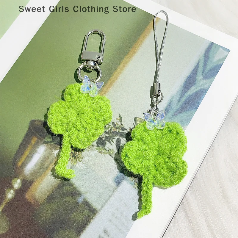 Модный-брелок-с-четырьмя-листами-клевера-креативный-вязаный-брелок-с-клевером-изысканное-украшение-для-рюкзака-аксессуары-подарки