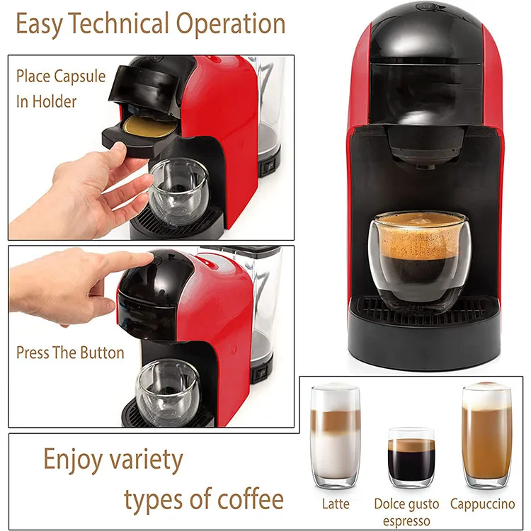 Factory Wholesale Multifunctional Capsule Espresso K Cup Capsule Coffee Machine Espresso Machine