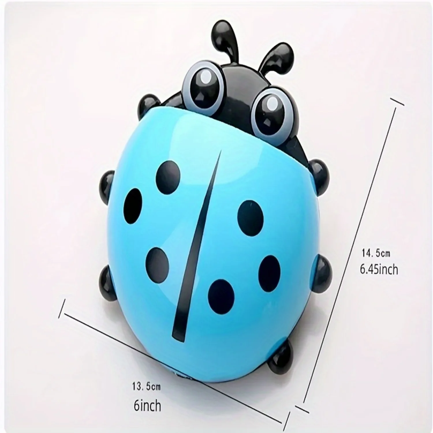 Ladybug Toothbrush Holder Bathroom Suction Rack Organizer Star Ladybird Cup Box