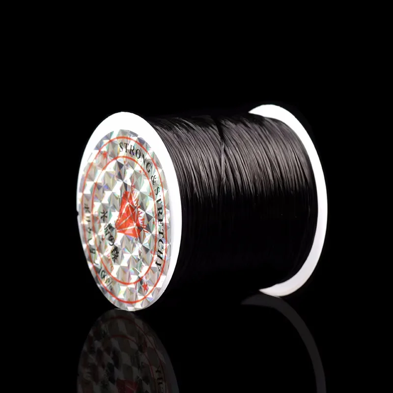 40 m 0,7 mm Schmuckfaden, elastische Stretch-Perlen, Kristallschnur, Fadengewinde für Schmuckherstellung, Perlenarmbänder, DIY-Seil