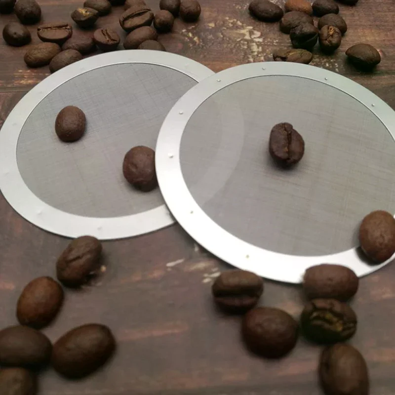 Aeropress Coffee Maker Filter Stainless Steel Disc Metal Ultra Filter For Aeropress Coffee Maker Kitchen Coffee Accessories 2PCS