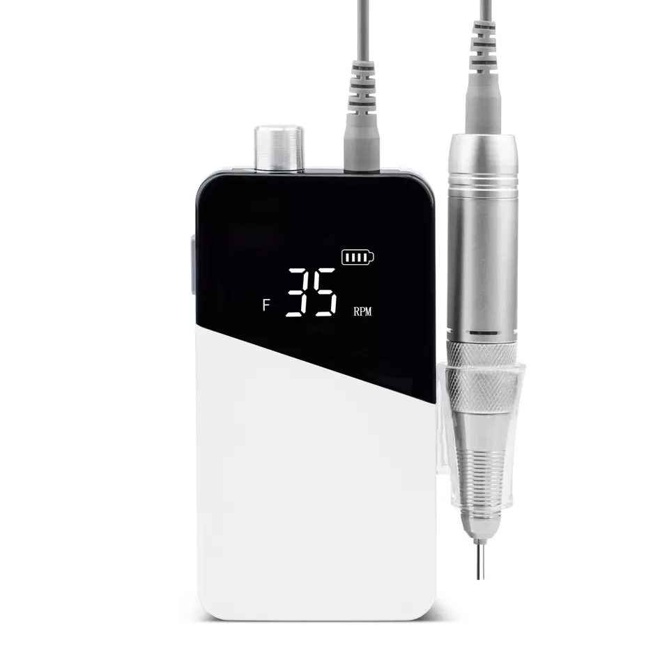 

OEM Mini Gel Nail Drill For Nail Cordless Nail Drill E-file Machine With LCD Display