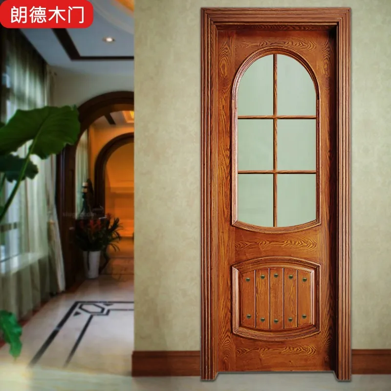 American-style open painted rivet decoration for bedrooms, indoor rooms, home folding custom set, kitchen, bathroom, solid wood