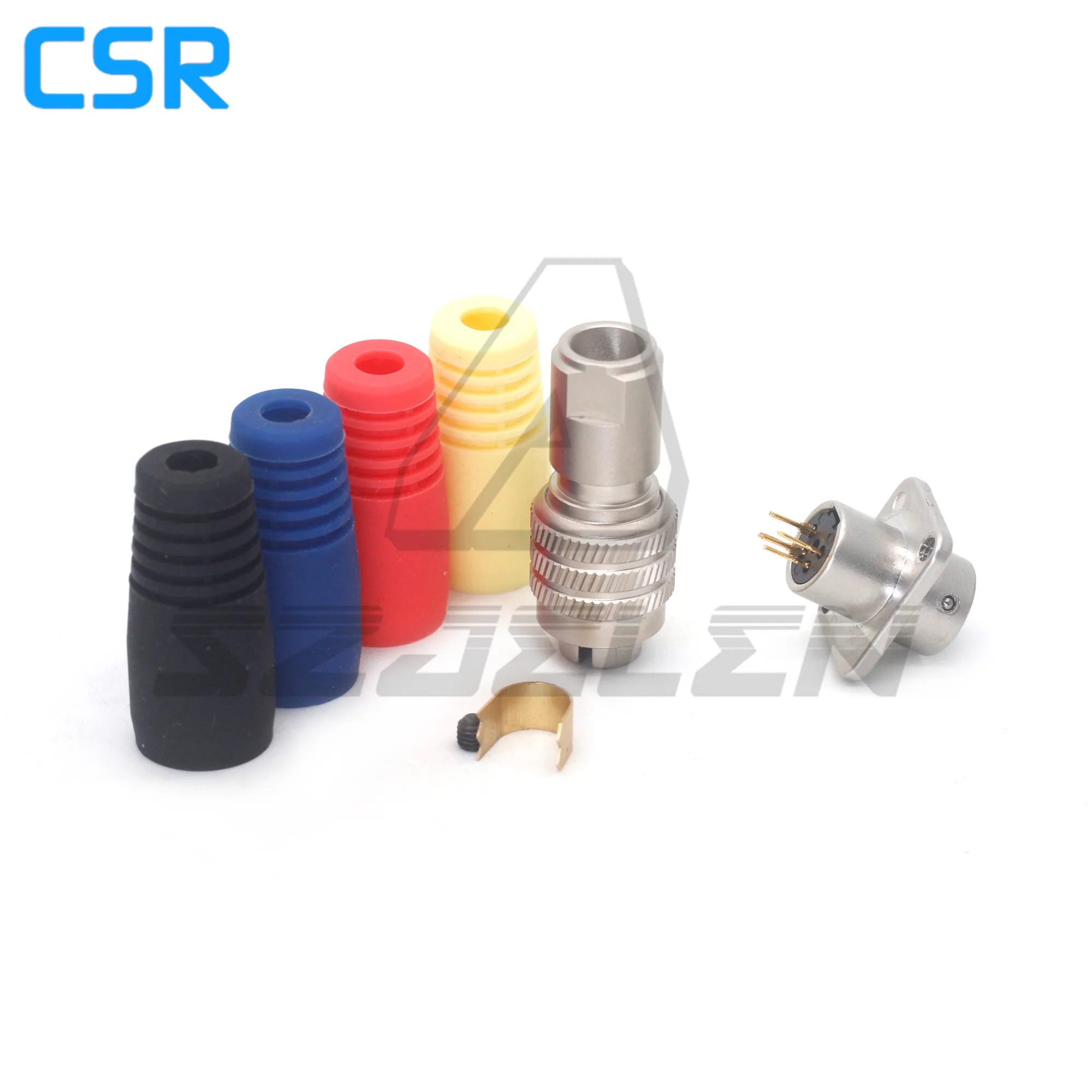 Compatible with Hirose Electrical Connector 4-pin MAR-8P-4P for Solar Panel Electrical Equipment Socket Free Shipping