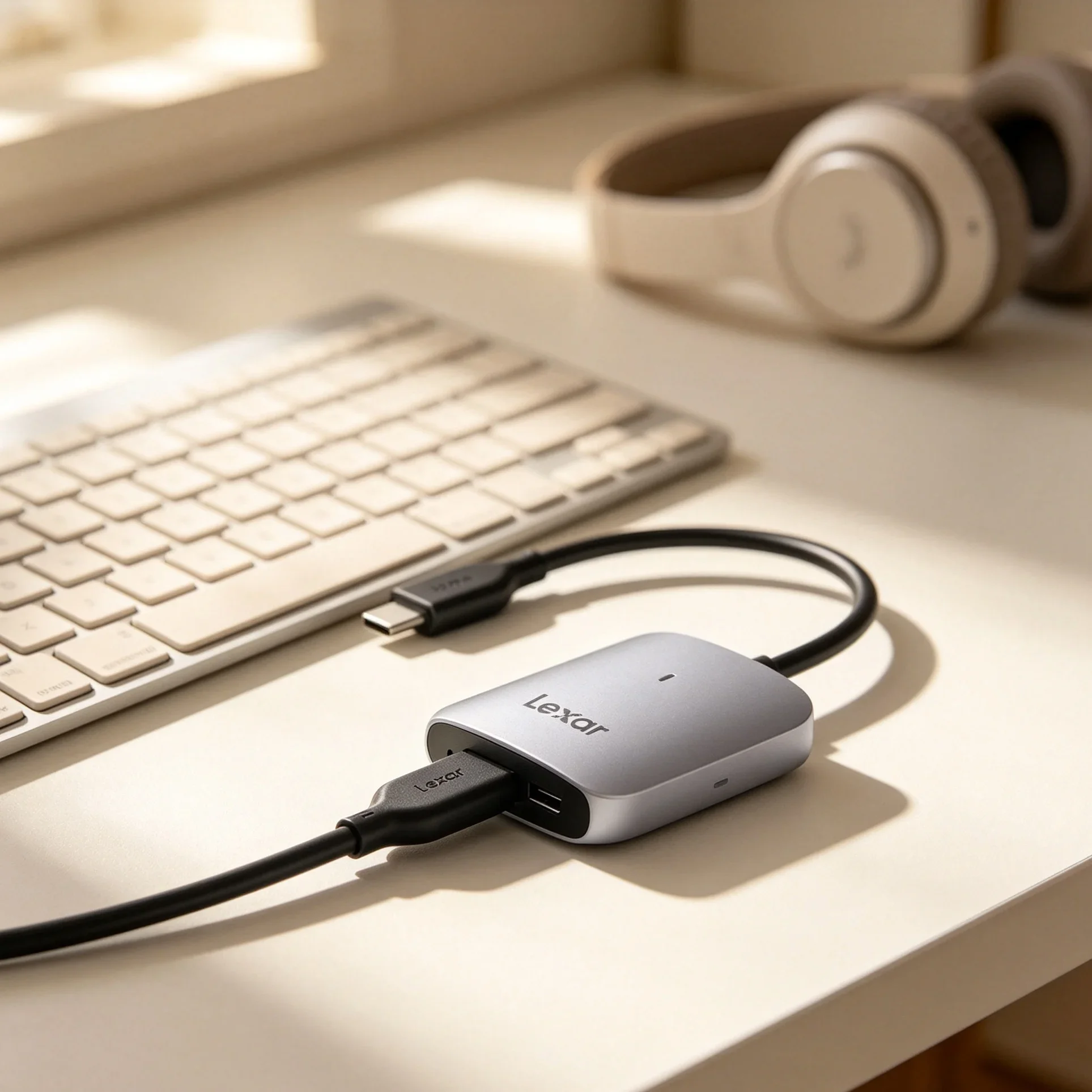 Lexar CFexpress Type A Card Reader for Photography Workshop Class USB-C 10Gbps Memory Card Reader Fast CFe A Card Demo Transfer