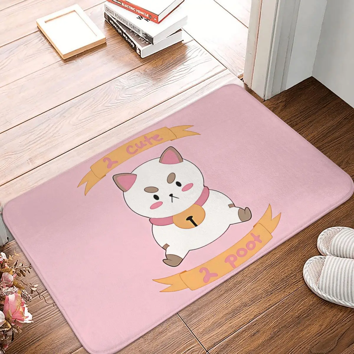 House entrance carpets Anime pattern Home doormat entrance Room Bath mat Foot mat bathroom non-slip Kitchen water absorption mat