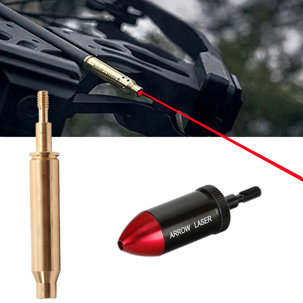 

Archery Red Dot Laser Sight Bore Sighter Calibrator Locator Target Tool for Hunting Shooting Crossbow Compound Bow and Arrows