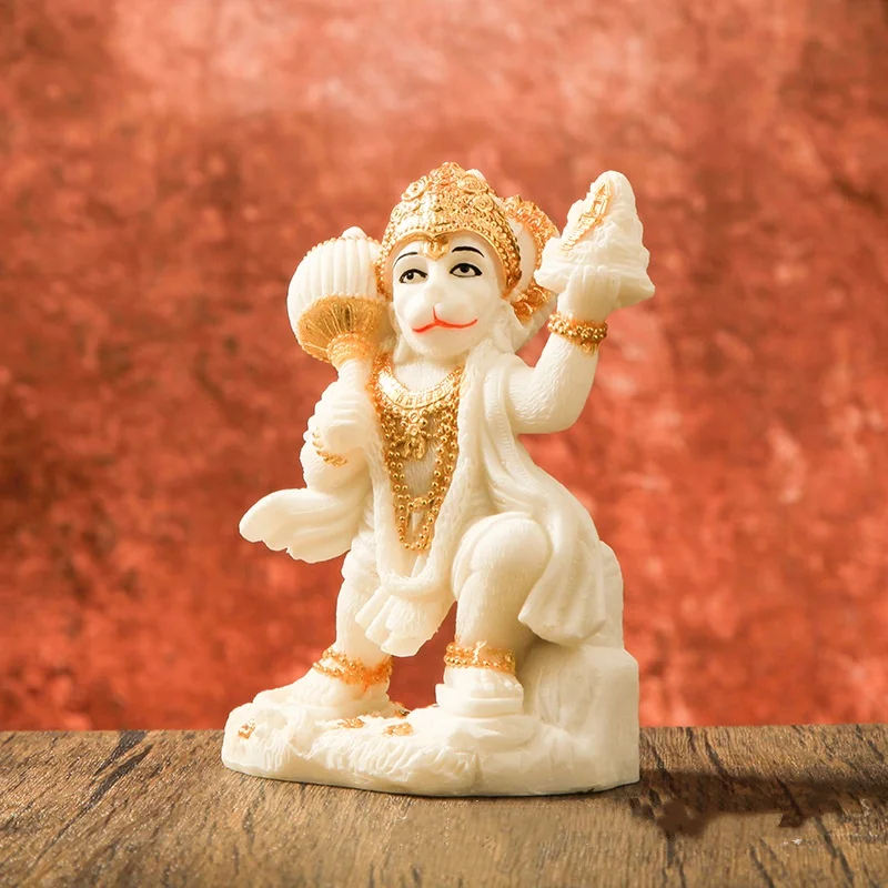 New Indian God Hanuman Resin Statue - Creative Craft Figurine