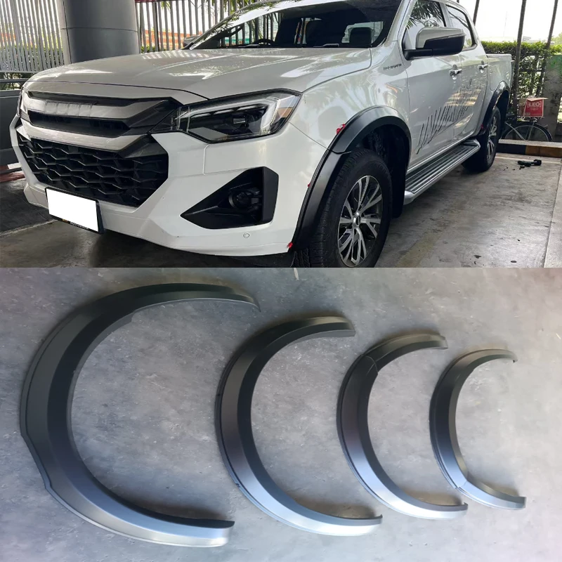 

Fender Flares Wheel Arch Mudguards for Isuzu Dmax 2024 2025 Mudguard Double Cabin Car Accessories