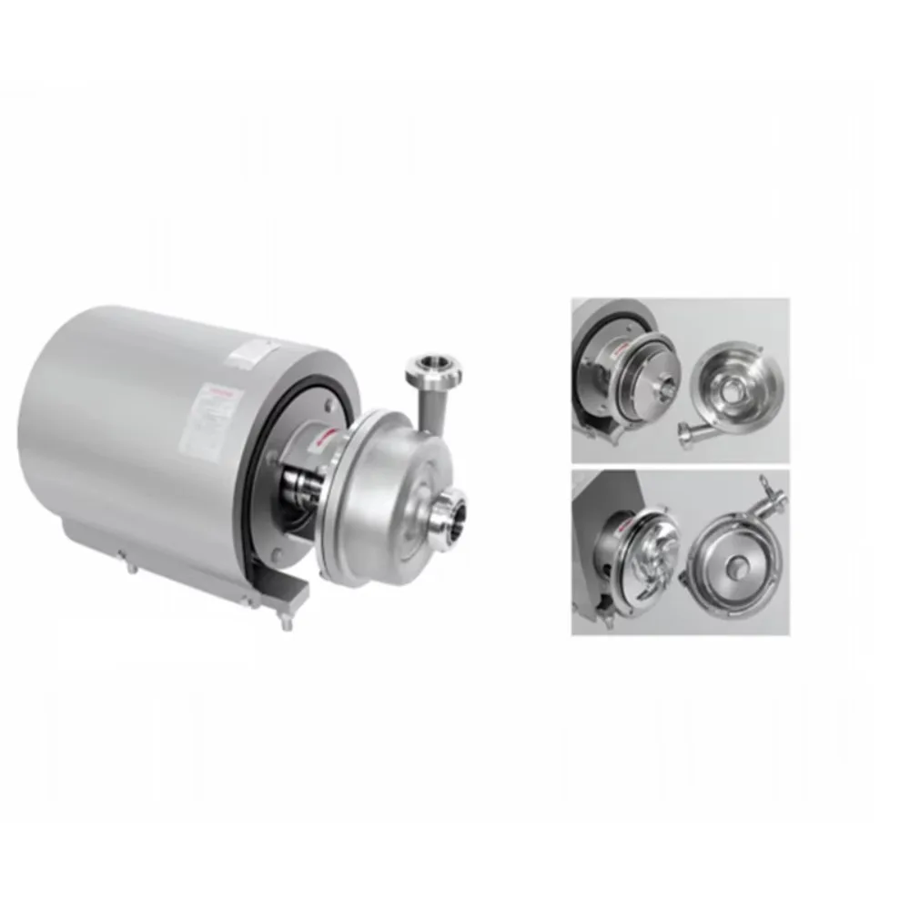 

Stainless steel centrifugal pump, open type for food processing