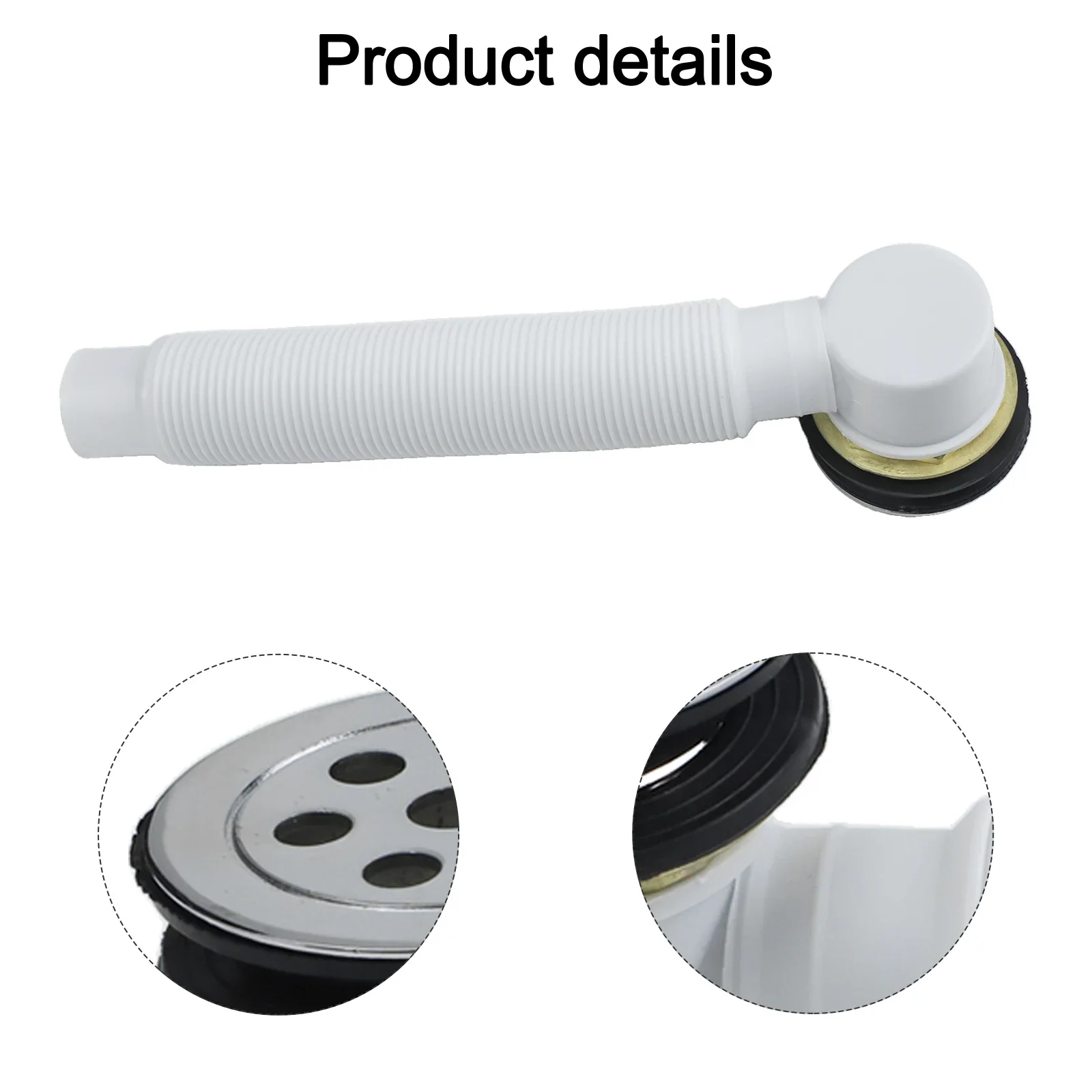 70*40mm Bathtub Drain System Easy Maintenance Drain System Bathroom Accessory Efficient Drainage Solution Robust Materials