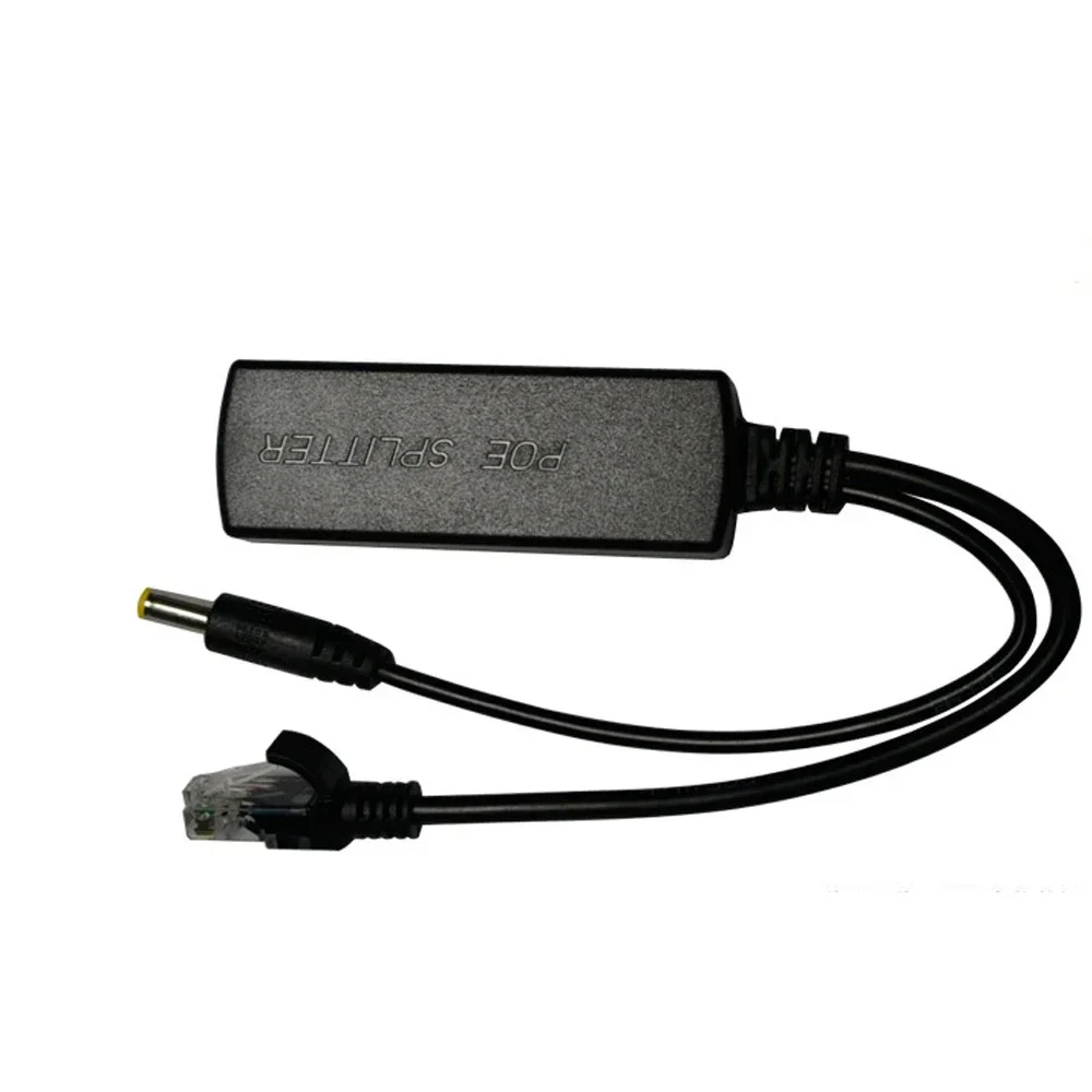 Adattatore Splitter POE attivo da 48V a 12V 15W/24W IEEE 802.3af conforme 10/100Mbps per telecamera IP di sorveglianza DC5.5 * 2.1mm