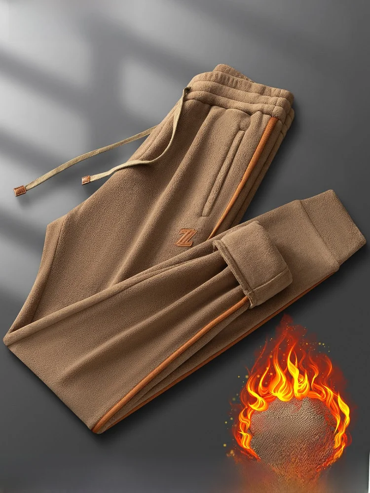 

Мужские зимние теплые двусторонние спортивные штаны Fce, повседневные брюки с эластичной резинкой на шнурке, Faionable Ci Sle