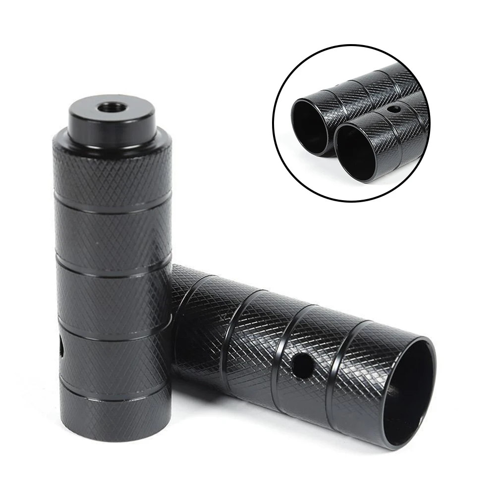 Stylish Bike Peg Bike Peg 110x38MM 1pair Aluminum Alloy Anti-skid Strongly-built Black Brand New EASY TO Install