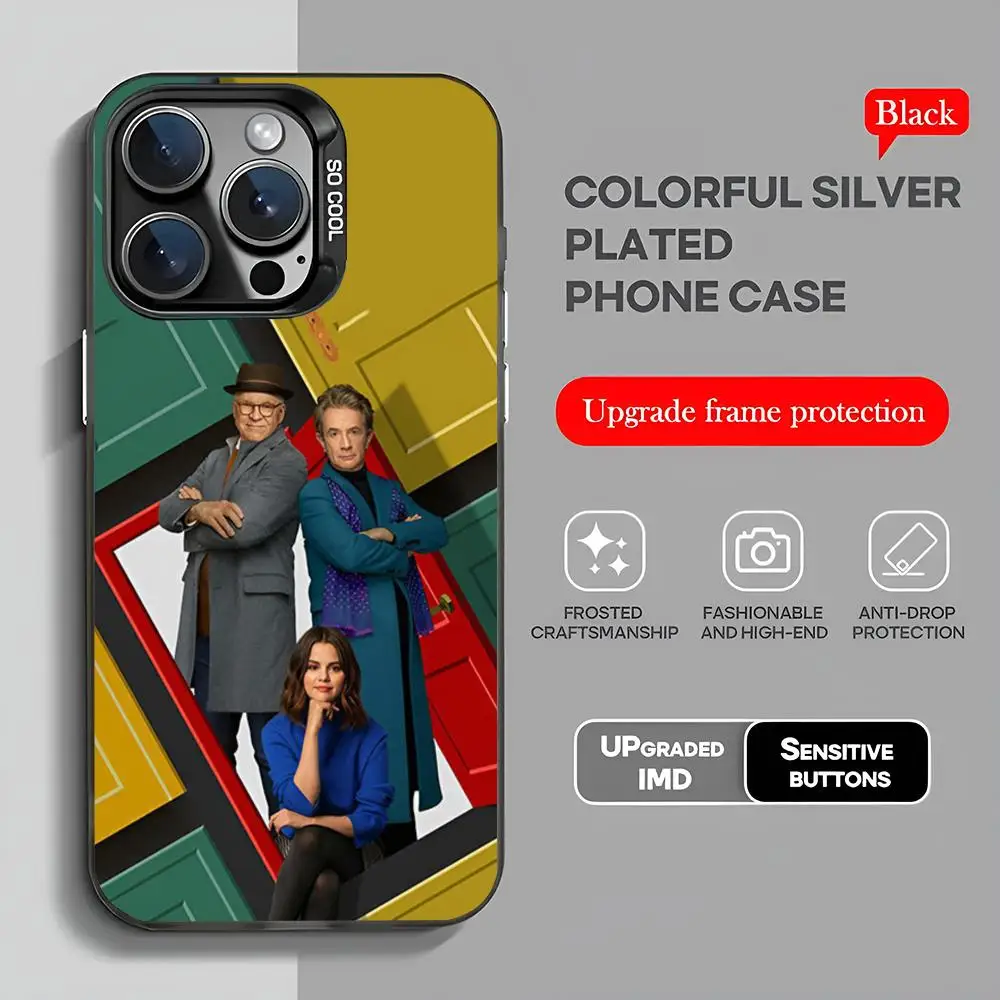 O-Only M-Murders In The B-Building Phone Case 2024 IMD Case لهاتف IPhone 16 15 Pro XR XS 7 8 Plus SE2024 هاتف ملون مقاوم للصدمات F
