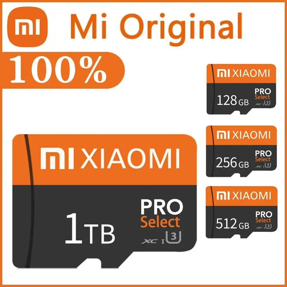 Original Xiaomi Micro SD Card 2TB 1TB 512GB High Speed Memory Card 256GB 128GB Class TF Card for Drone Equipment Audio PC