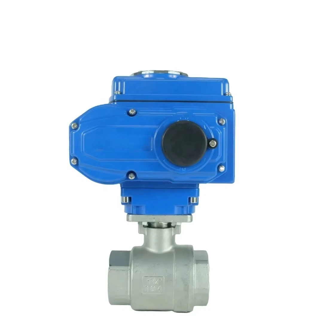 

Электрический шаровой кран с моторным приводом On-OFF, 3/4 дюйма, из нержавеющей стали SS304, 220В/24В, с резьбой NPT/BSP, двухсоставной