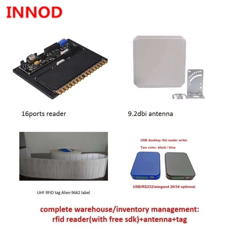 EPC Class1 USB Port 902-928 865-868MHZ desktop long range rfid Reader uhf Writer with free alien h3 tag label inlay PVC card