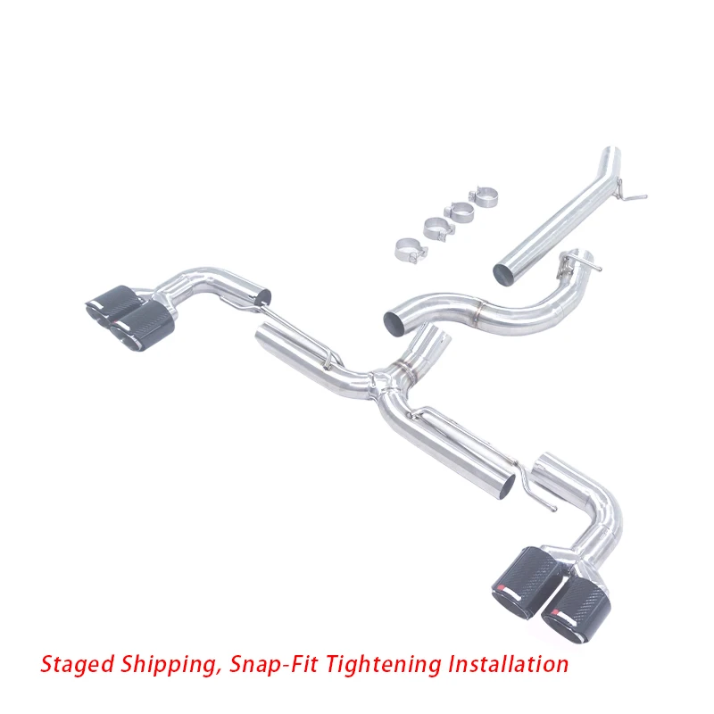 For the 2020+ SEAT Cupra Ateca 2.0T SUS304 Full-Straight-Pipe Catback Exhaust System, to ensure precise installation positioning