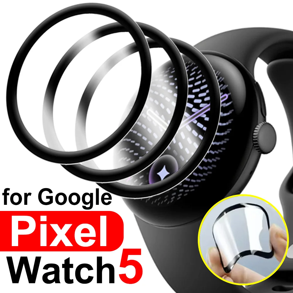 For Google Pixel Watch 5 Composite Film 1-5Pcs Screen Protector HD Anti-scratch Film for Google Watch5 Protective Film Not Glass