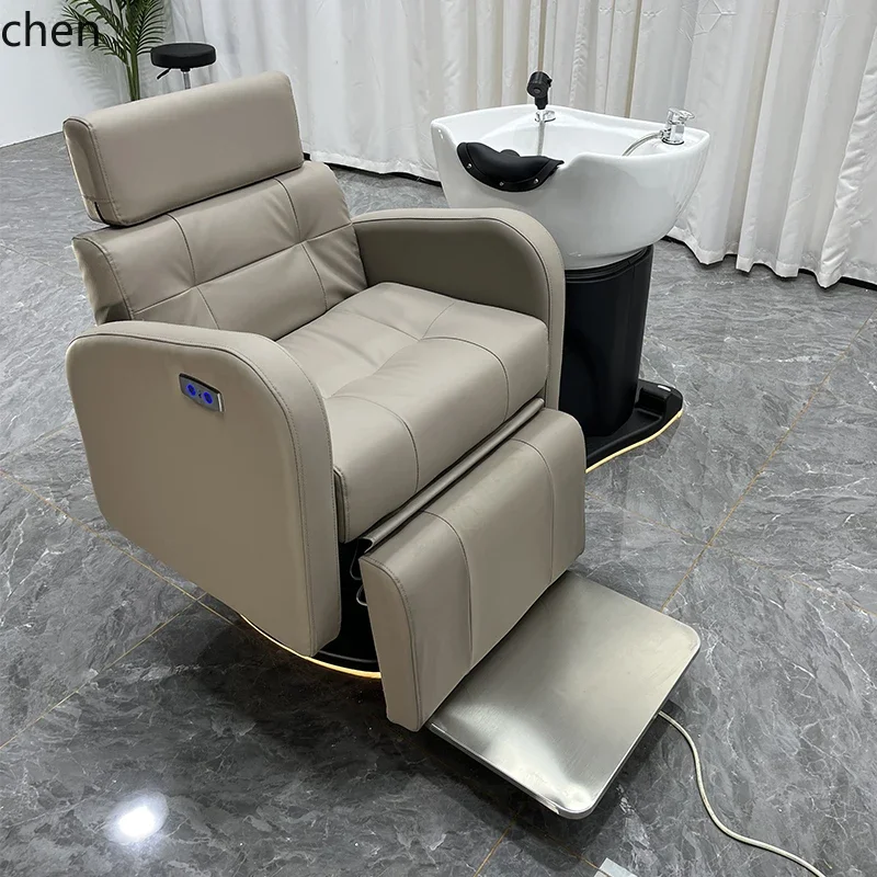 YFY  Hair Salon Special Hair Salon Chair Multifunctional Rotary Electric Flushing Bed