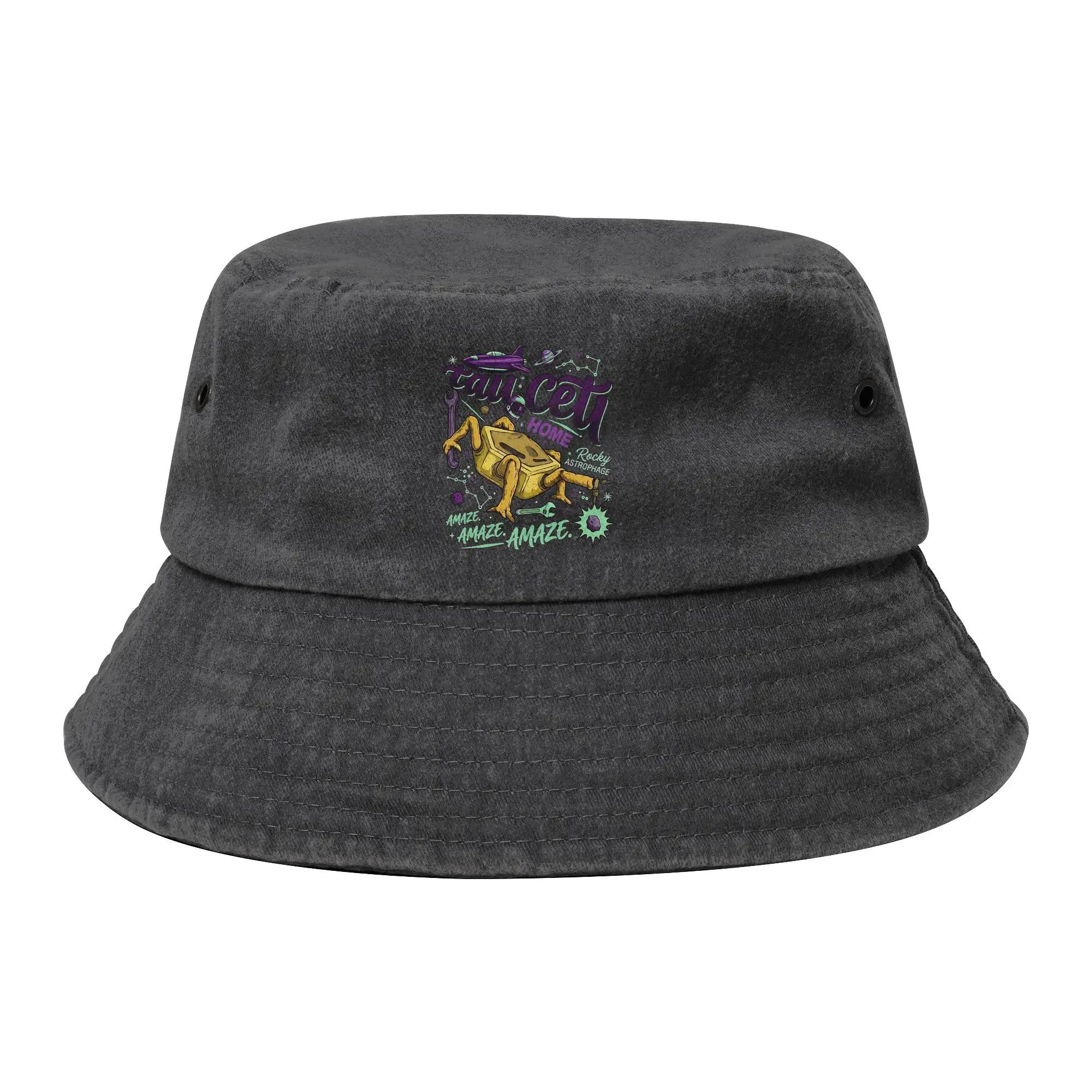 Woman Distressed Washed Bucket Hat Project Hail Mary Amazing Hot Summer Headwear Outdoor Fishing Hat  Session Hat Birthday Gift