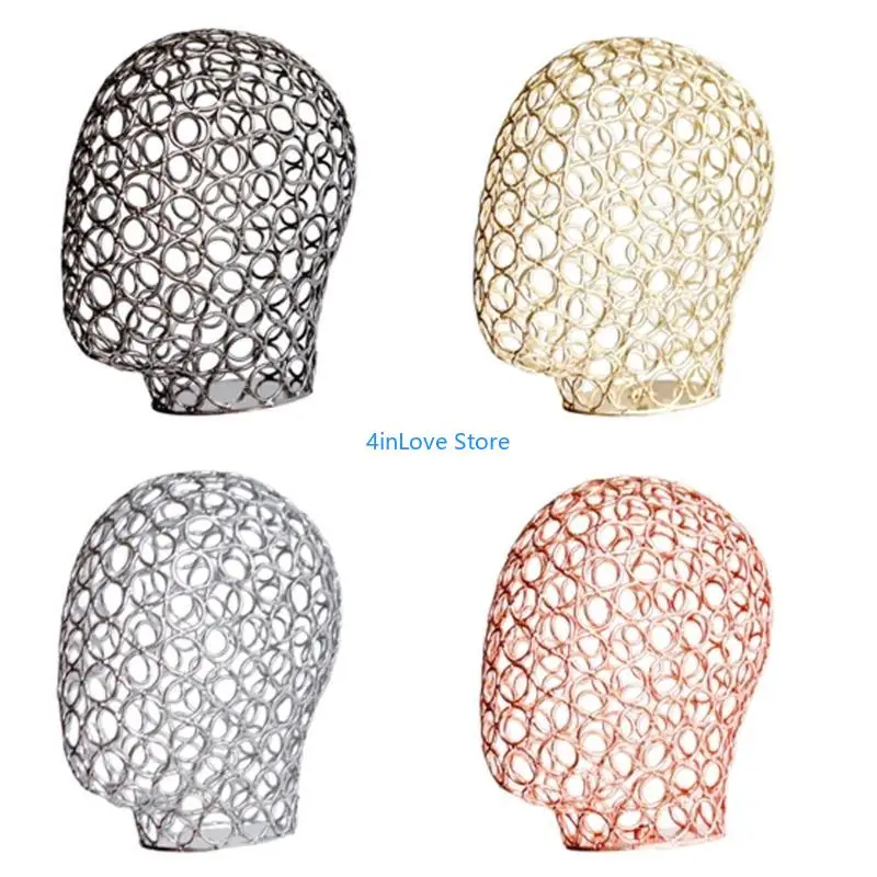 

T4MD Элегантный металлический парик дисплей модель головы прочная шляпа подставка для различных аксессуаров