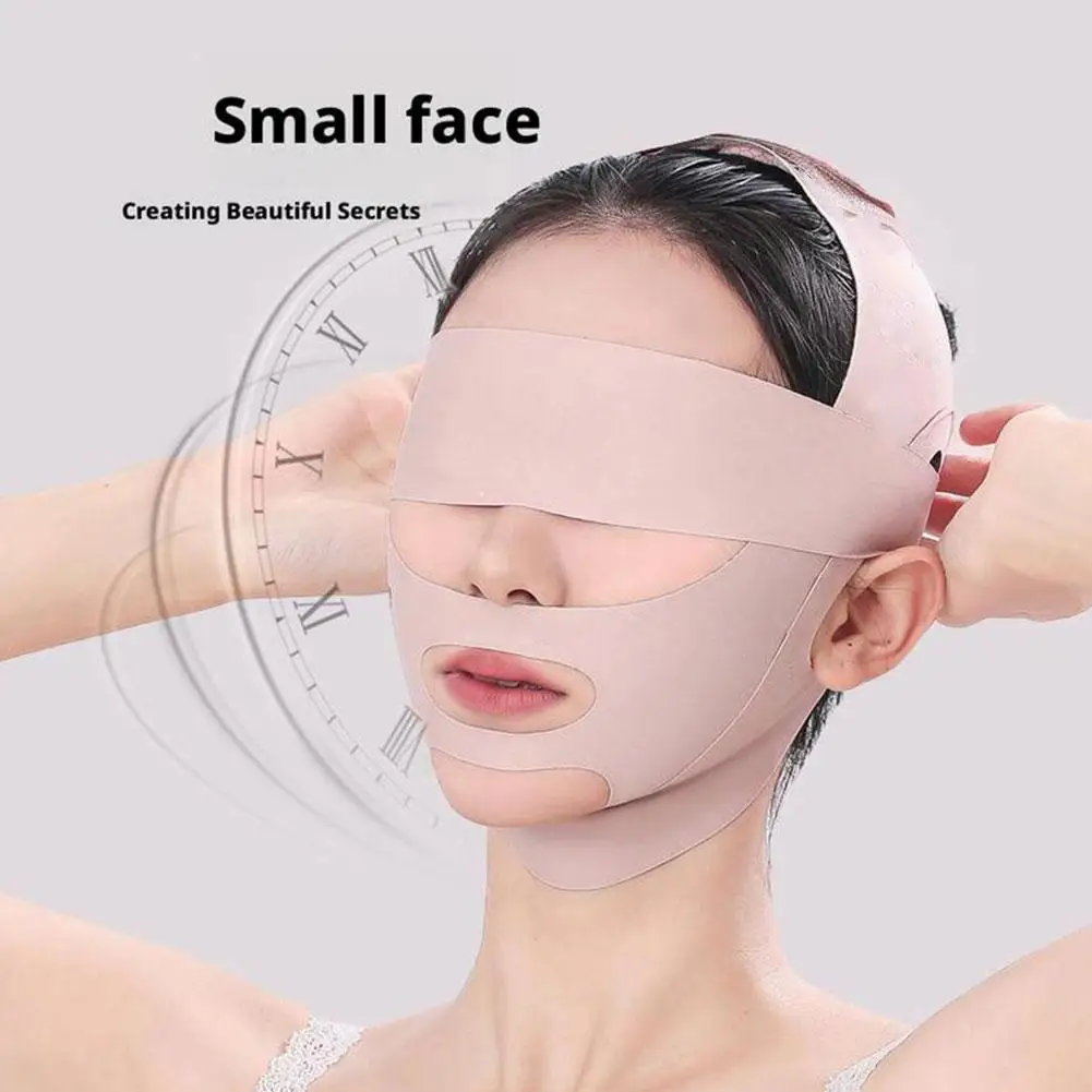 Adjustable Face Slimming Strap Jaw Strap Jawline Shaper Chin Strap V Line Face Slimming Lifting Mask for Sleeping ﻿