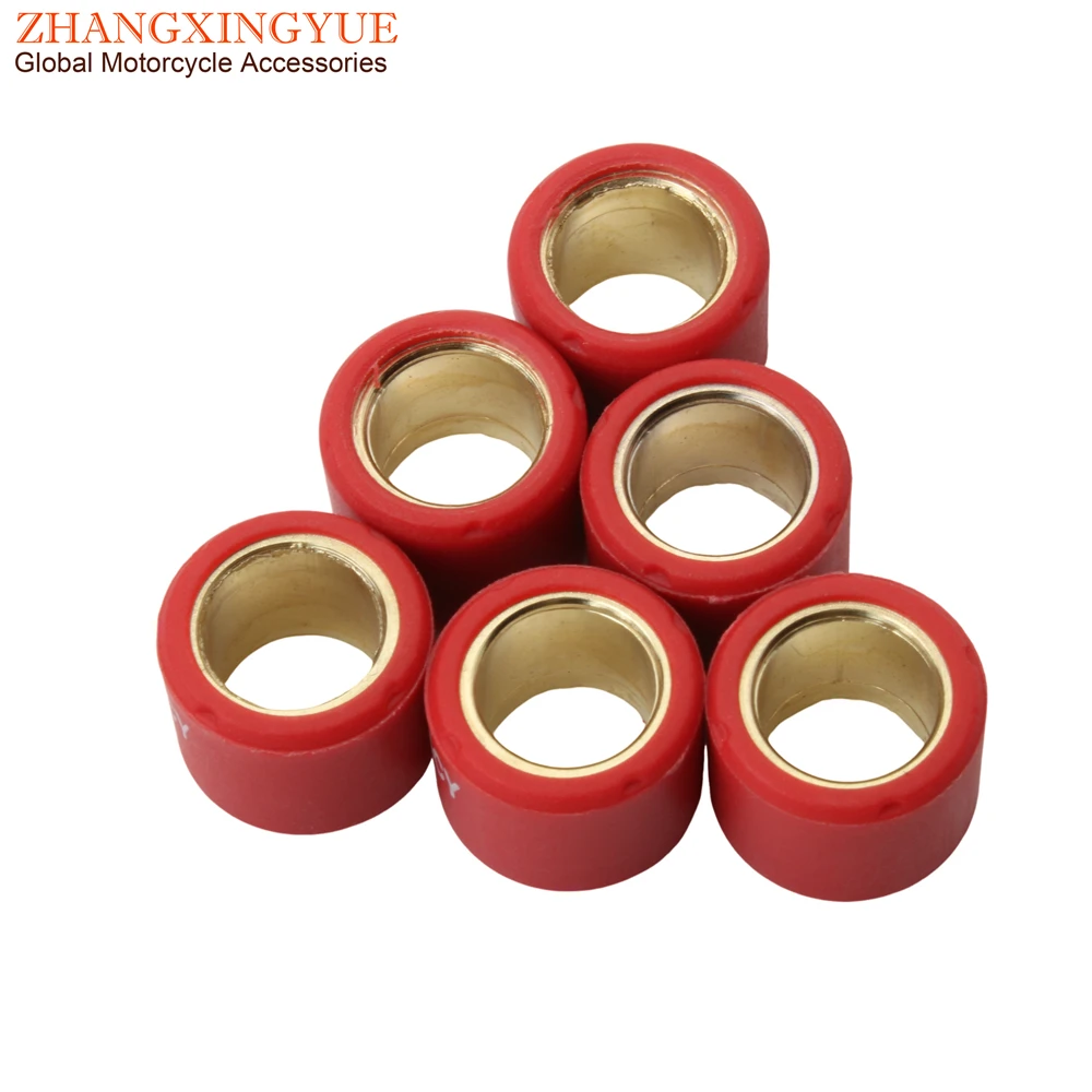 Variator Roller Set 16x13mm 4g-7g For SYM 50 Fiddle Orbit 1 Symply 50cc GY6 139QMB 139QMA AC AW05W 4-Stroke