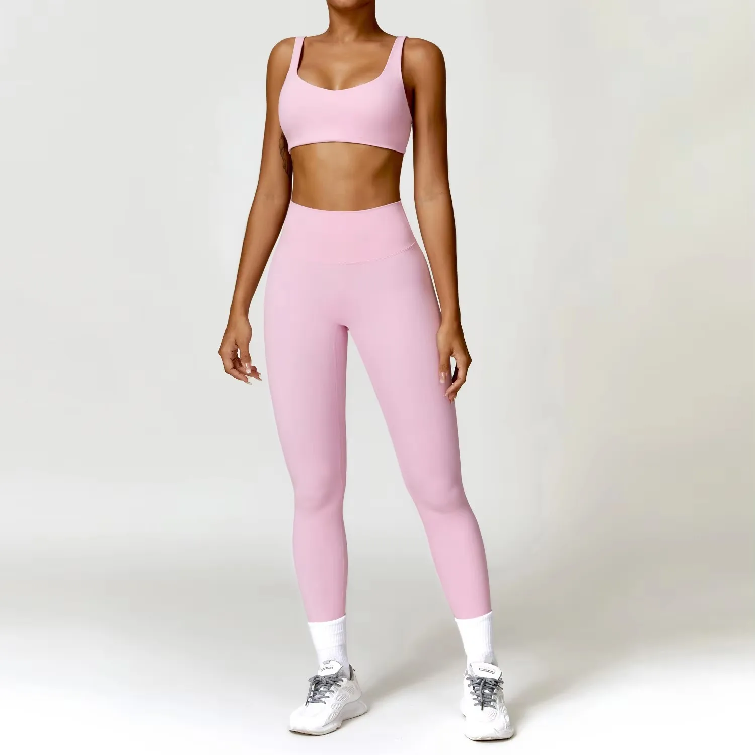 Women 2-Piece Sports Set Quick Drying For Gym Running Training Long Sleeve Sports T-Shirt Yoga Clothing Women Gym Sports Clothin