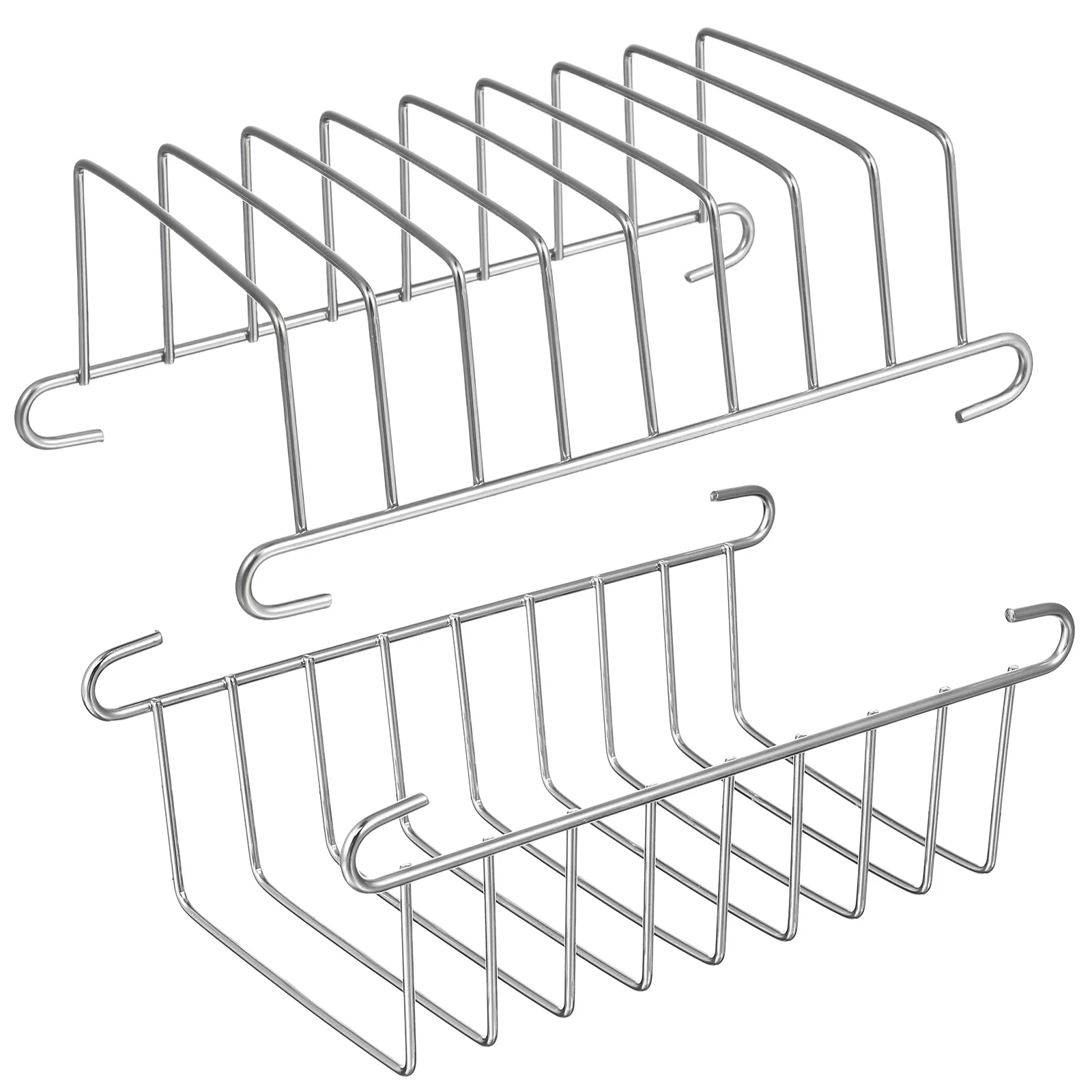 

2pcs Bread Accessories Stainless Steel Air Fryer Toast Rack Support Stand For Oven Steamer Roasting Baking Tasks Air Fryer