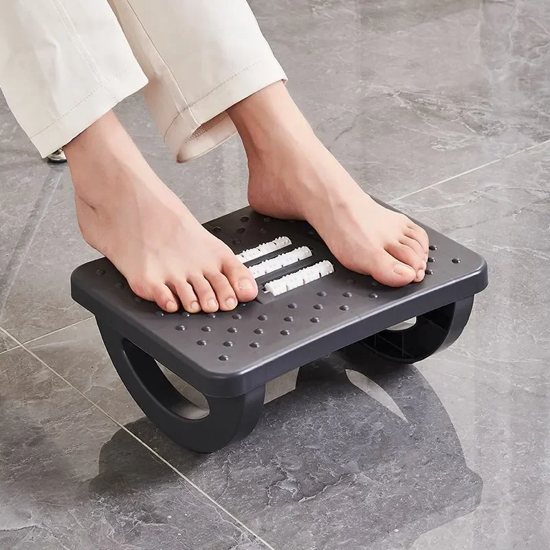 

Эргономичный табурет для ног с массажными роликами, портативная офисная подставка для ног под столом, подставка для ног для удобной поддержки