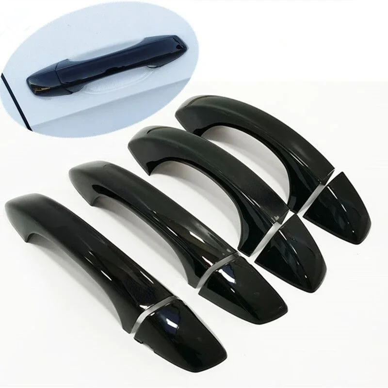 

Black Chrome Car Door Handle Cover Trim Sticker Styling Accessories For Volkswagen VW Golf 6 MK6 Skoda SUPERB 2009-2013