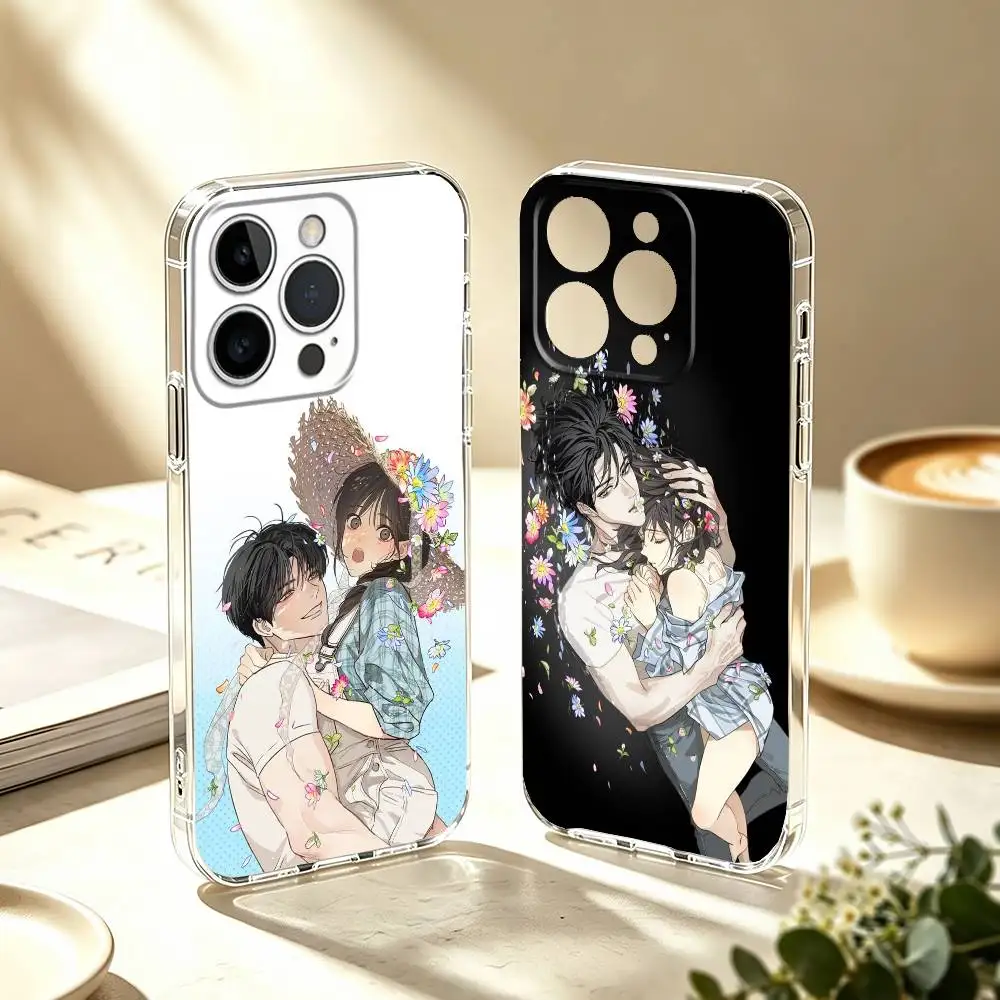 F-Flowers Are Bait Flower of Allure Phone Case For iPhone17,16,15,14,13,12,11 Plus,Pro Max Soft Transparent Cover