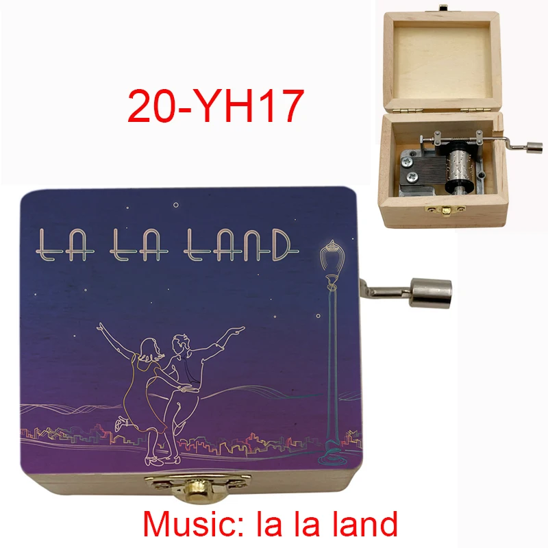 Movie print musik thema la la land Musik Box Geburtstag Geschenk Für Weihnachten valentinstag besondere geschenke für liebhaber kinder kinder