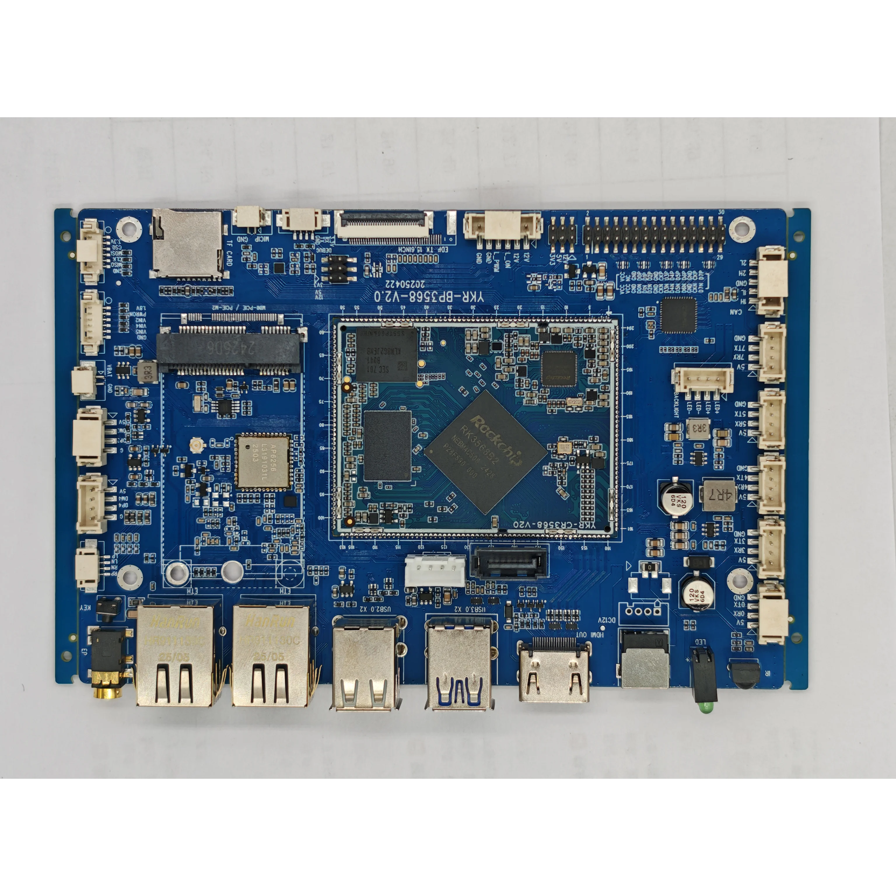 Android 11 RK3568 Embedded Mainboard Wifi BT EDP MIPI 2.0 GHz Android Motherboard For LCD Digital Signage