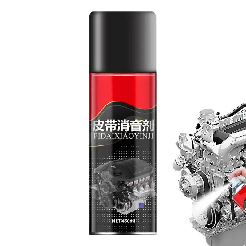 450ml Auto Belt Dressing Spray Automobile Engine Belt Silencer Automotive Prolongs Belt Life Lubrication Protection Silencer