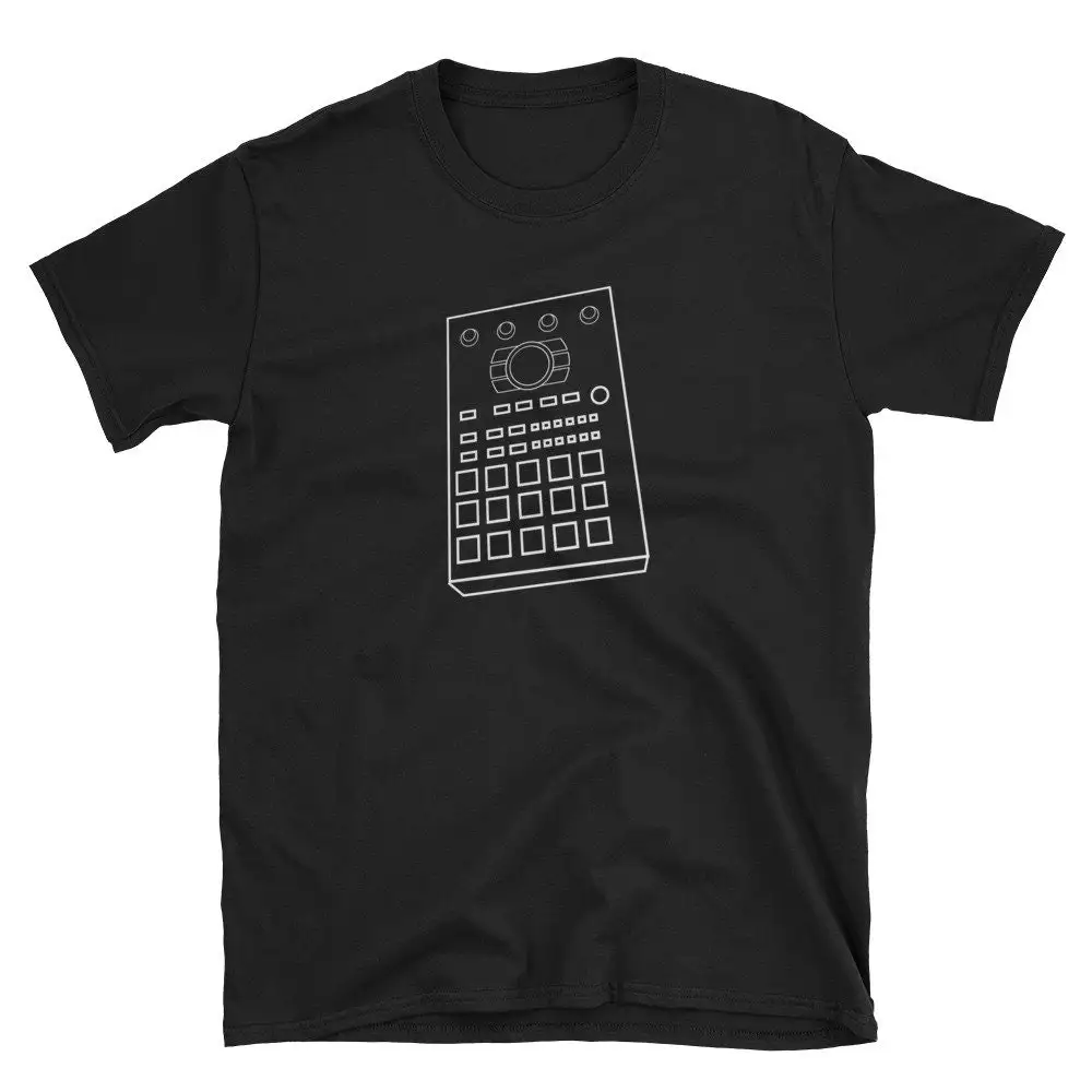 T-shirt rétro vintage Drum Machine 404 Sx, Musique électronique, Streetwear, Dégradement d'urgence