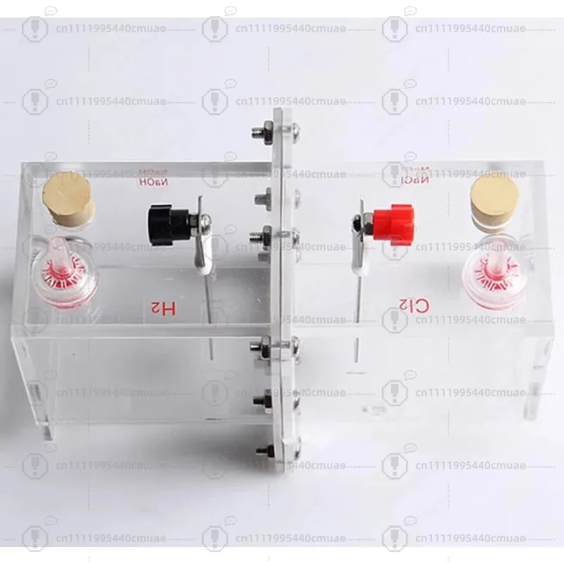 26023 Electrolyzer demonstrator, ion exchange membrane, alloy electrode, chemistry teaching instrument
