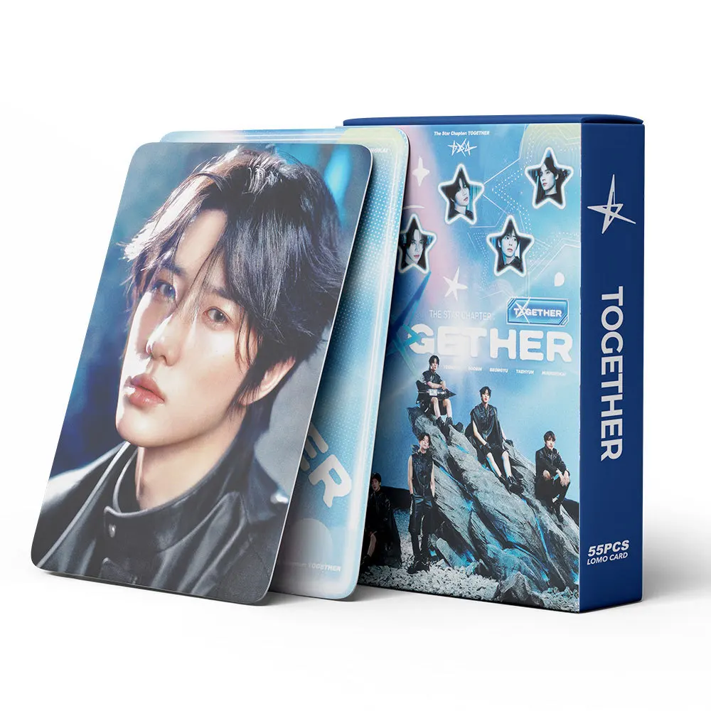 55 قطعة/المجموعة/مجموعة Kpop Idol SOOBIN YEONJUN ألبوم جديد الفصل النجم: بطاقات لومو معًا بطاقة صور HUENINGKAI TAEHYUN BEOMGYU هدية للمعجبين #3