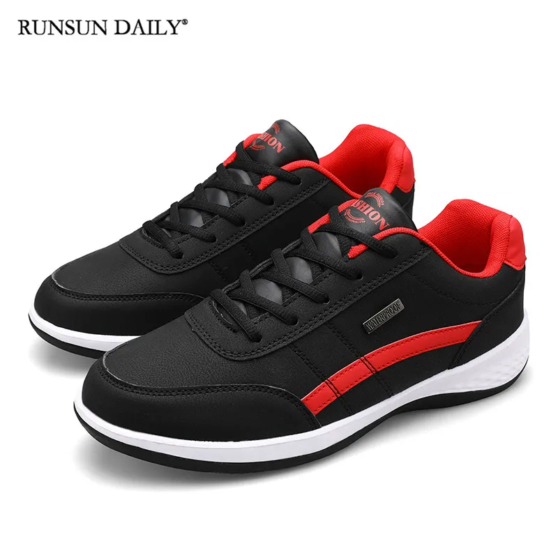 VIP Walking Shoes Men\'s Sneakers Sports Casual Shoes Leather Outdoor Four Seasons Soft Bottom