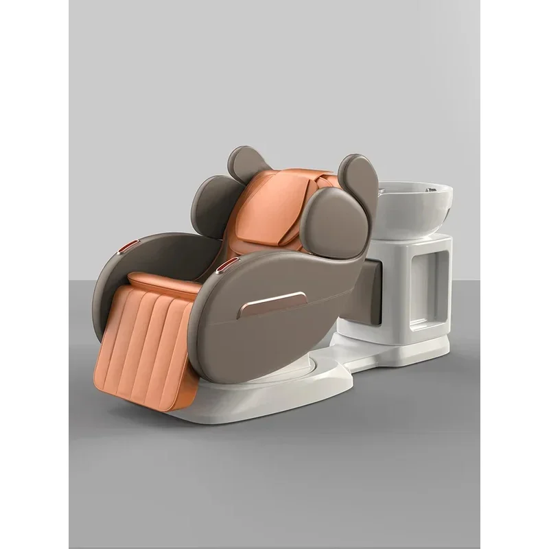 

Умное электрическое кресло для ухода за волосами и кожей головы, 2022, многофункциональное вращающееся встроенное массажное кресло-шампунь