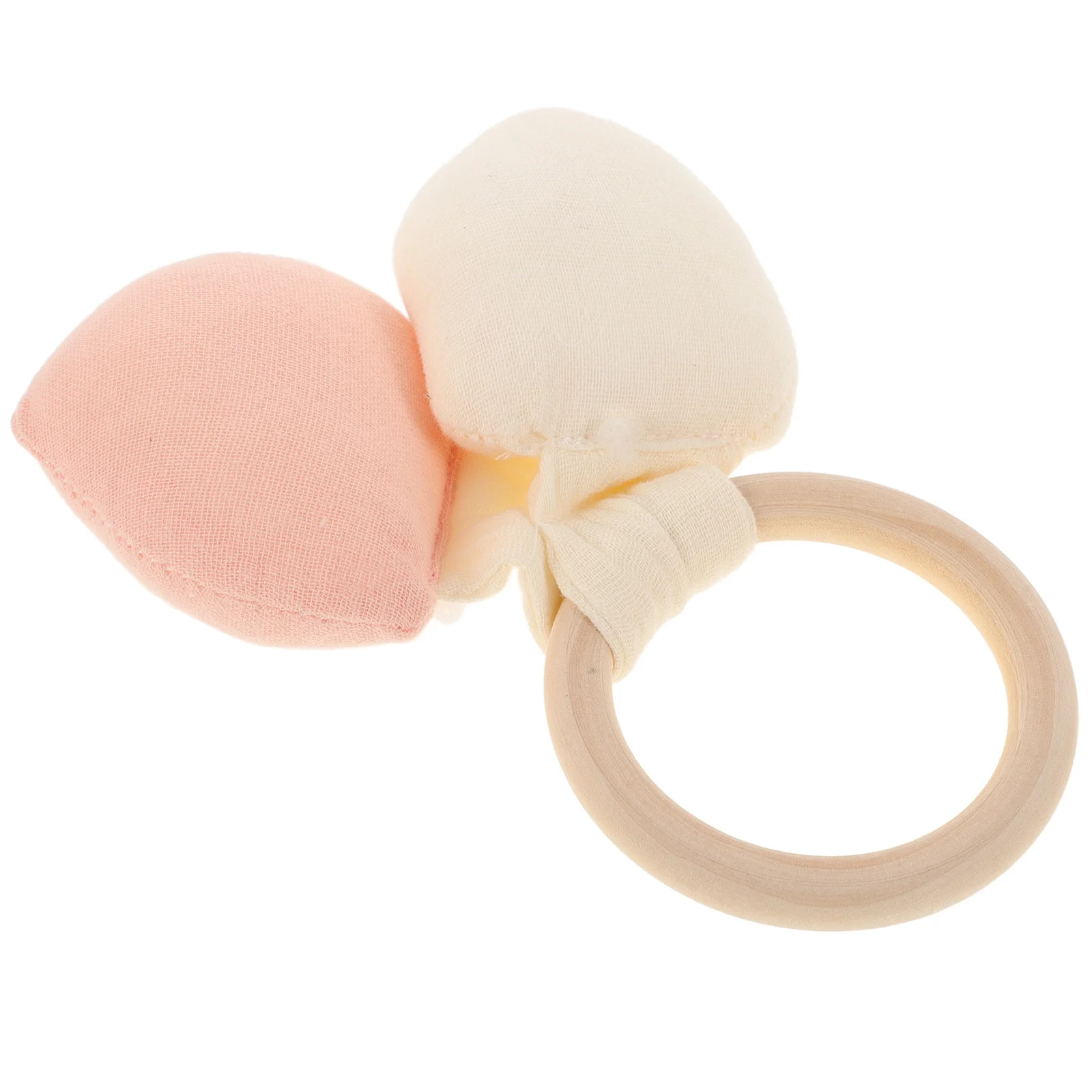 عربة أطفال قلادة معلقة سرير زخرفة سرير الرضع المحمول غزل القطن خشبية الوليد عناصر الطفل عربة ديكور #4