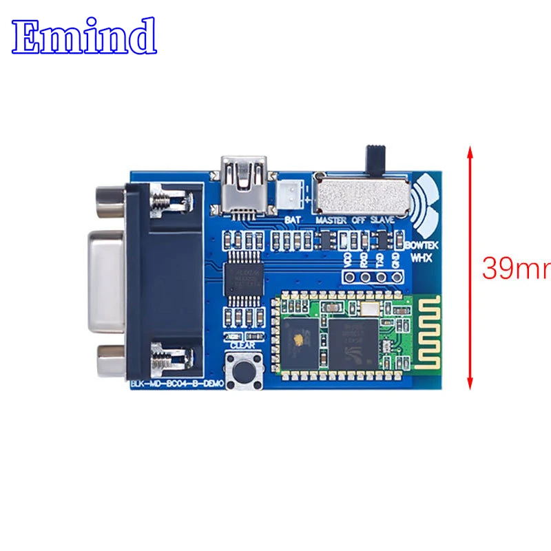 1/3/5/10/20Pcs BC-04 Bluetooth Serial Port Module Demo Version Wireless Serial Communication RS232 Data Transmission Module