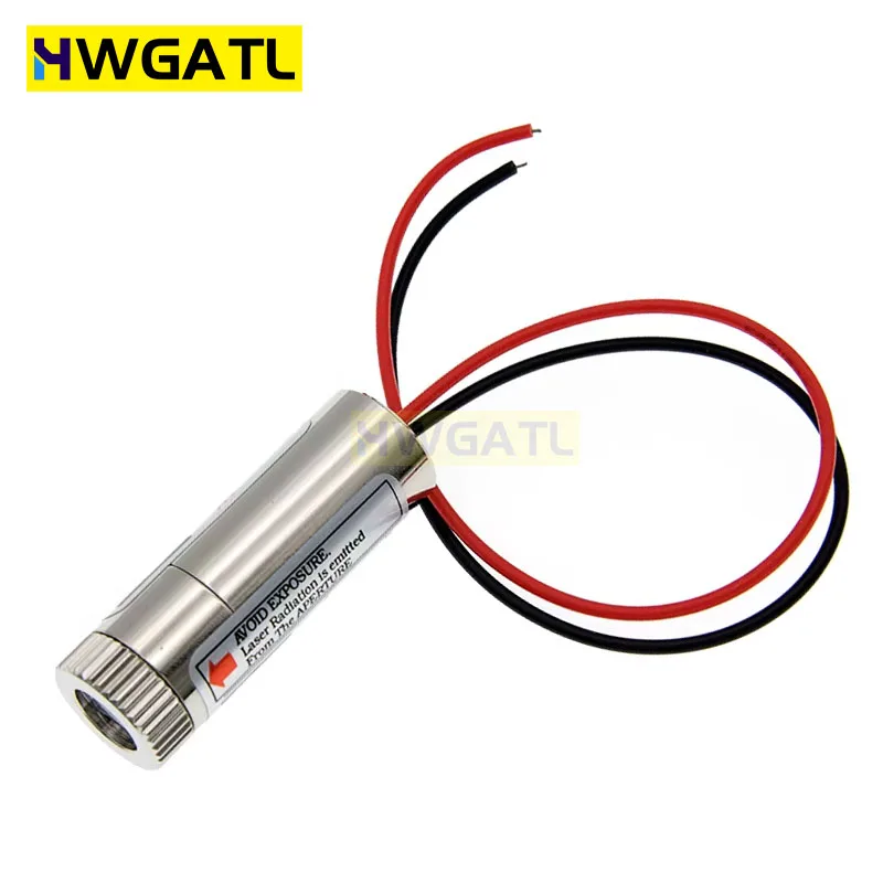 650nm 5mW Red Point / Line / Cross Laser Module Head Glass Lens Focusable Focus Adjustable Laser Diode Head Industrial Class