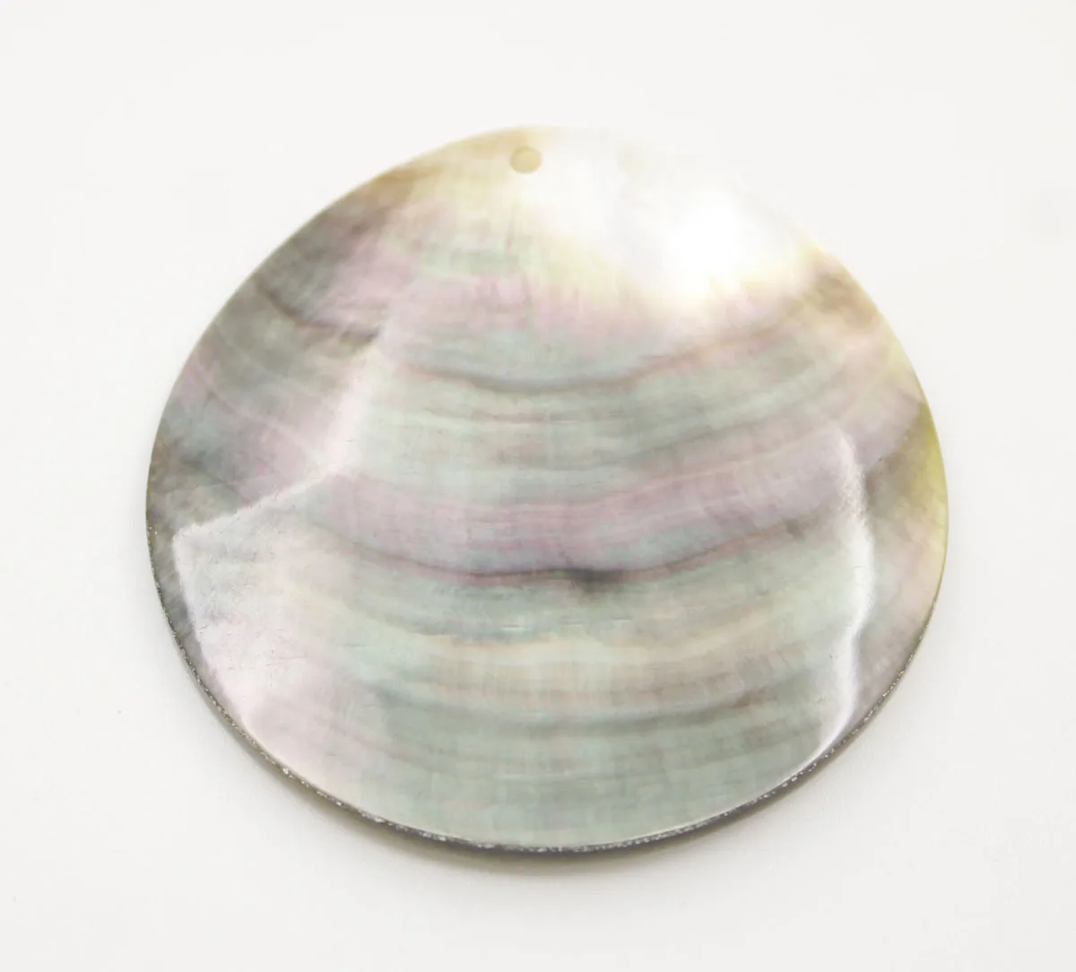 1pcs 5 Pcs 50mm 60mm Natural Gray Black Rainbow Shell Mother of Pearl Charms   Coin for Jewelry Making