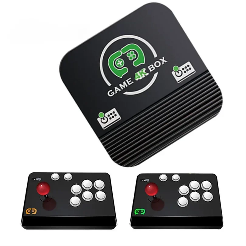 

SYYTECH New X3 Game Console 4K HD TV Box 64GB 10000 Games Wireless Joystick Controllers Classic Arcade Game Machine