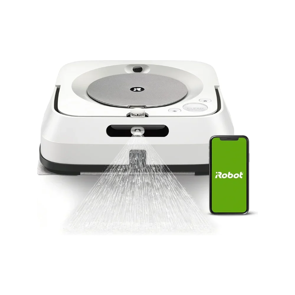 

iRobot Braava Jet for M6 (6110) Ultimate Robot Mop- Wi-Fi Connected, Precision Jet Spray, Smart Mapping, Works with Alexa